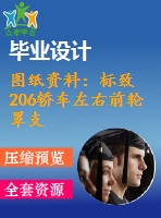 圖紙資料：標致206轎車左右前輪罩支架落料模具設(shè)計